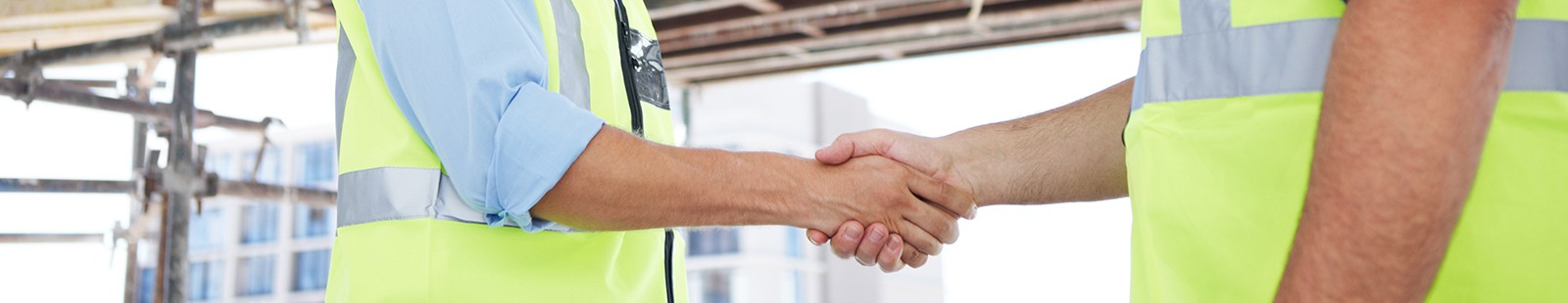 construction workers building relationships