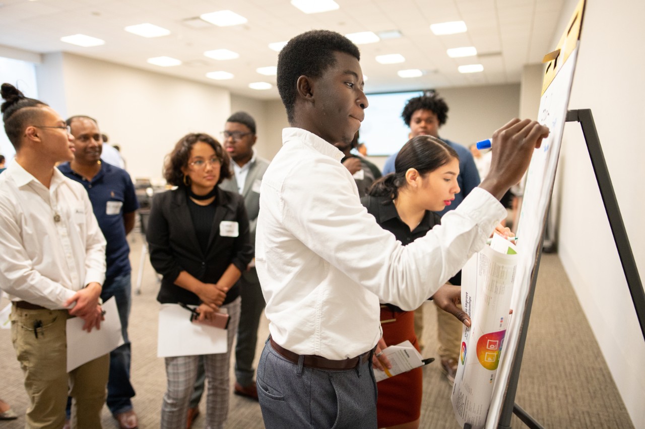 Junior Achievement in Houston, Tx.  October 11, 2019.  Photo by Ellen Jaskol.