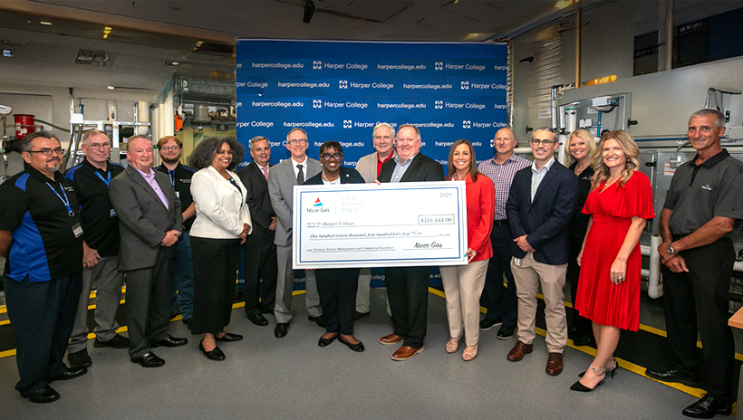 The Nicor Gas Energy Efficiency Program is recognizing Harper College for achieving more than 480,000 in annual therm savings through its Strategic Energy Management (SEM) offering