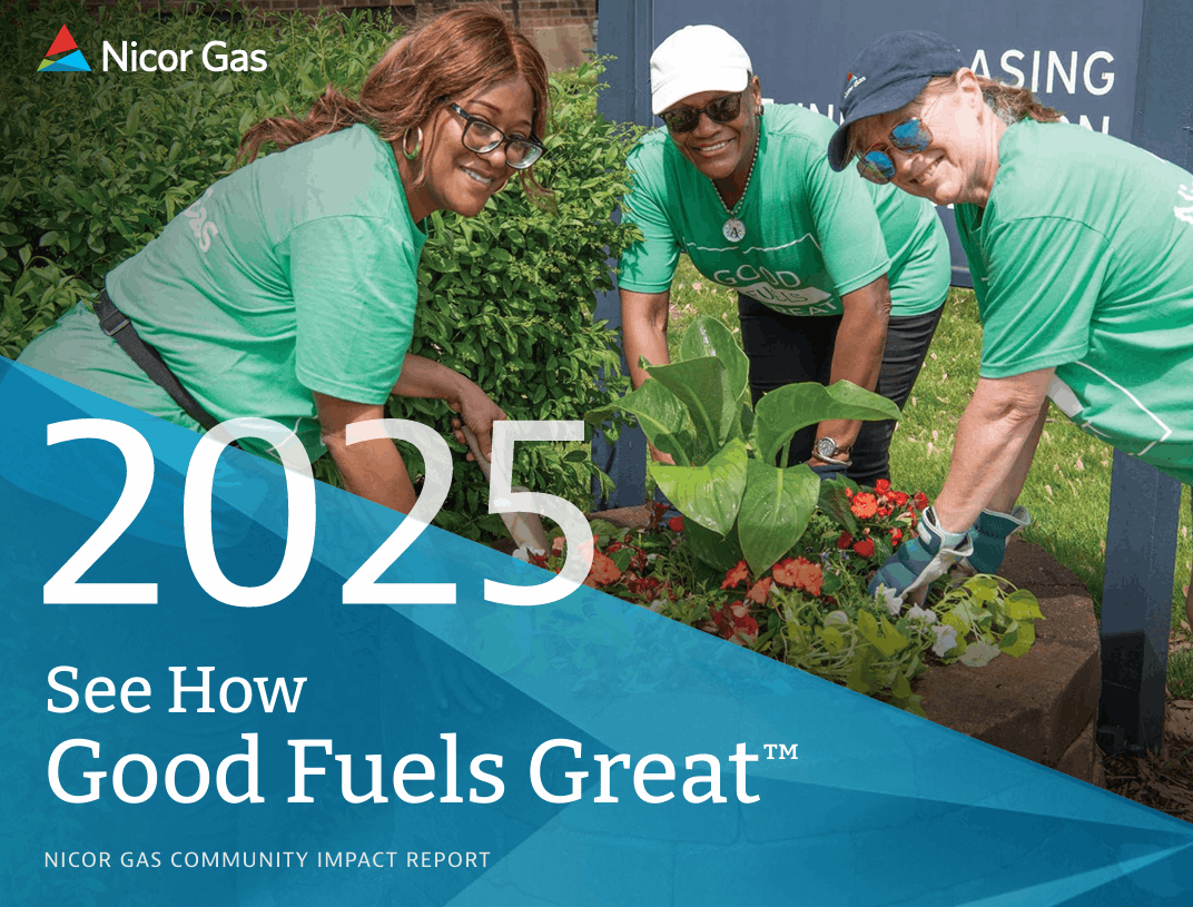 cover of 2025 Nicor Gas Impact Report