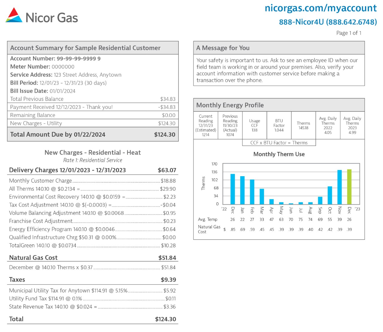 Nicor Gas