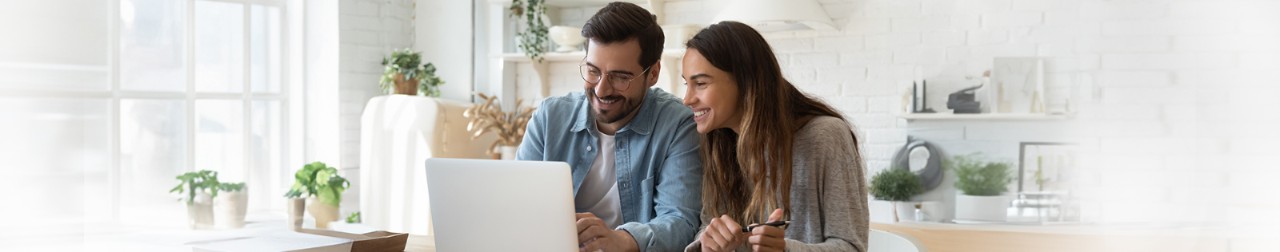 Couple on a Laptop