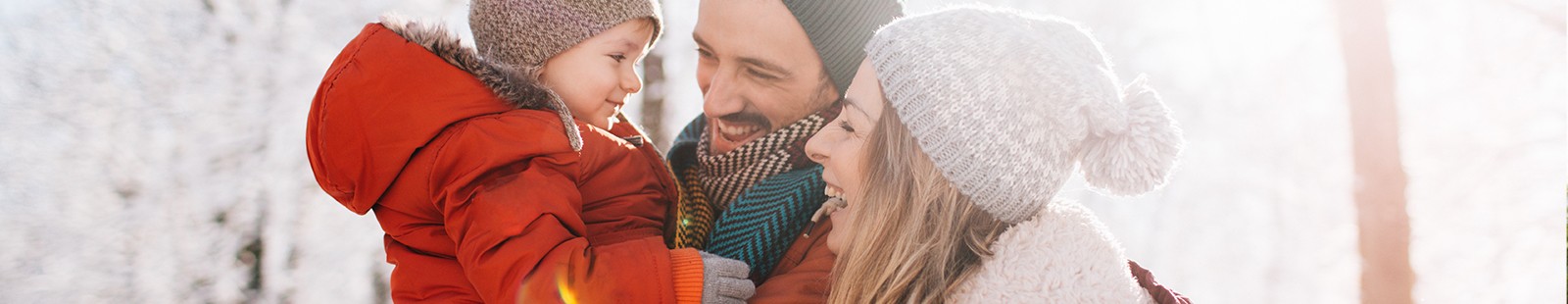 winter family portrait