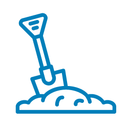 shovel digging icon