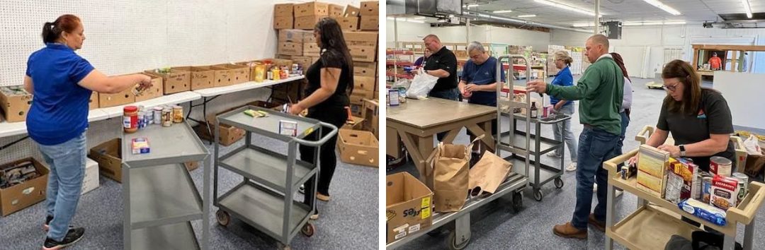 food bank volunteers