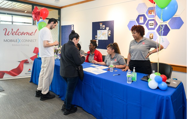Salvation Army Assisting Customers