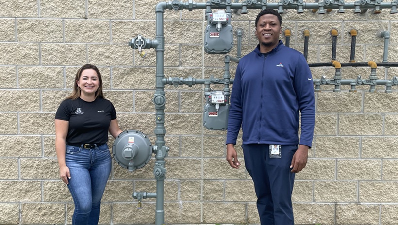 Left: Lizzy Sanchez, 5 Acres LLC; Right: Wil Okoye, Nicor Gas