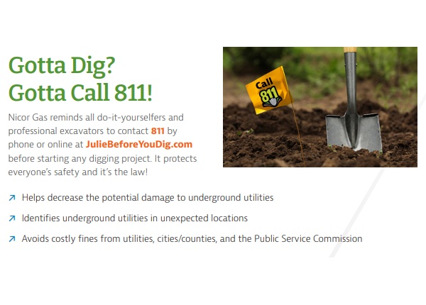 Nicor Safe Digging E-Blast