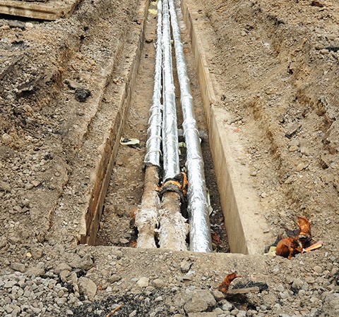 sewer lines