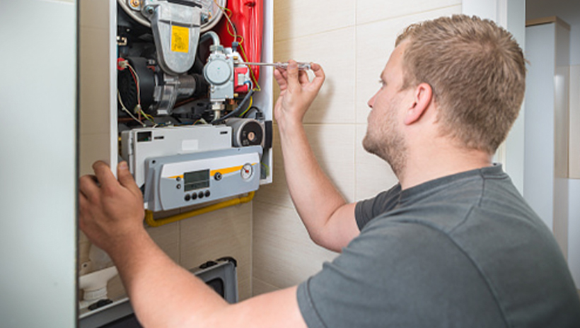 Installing a gas heater